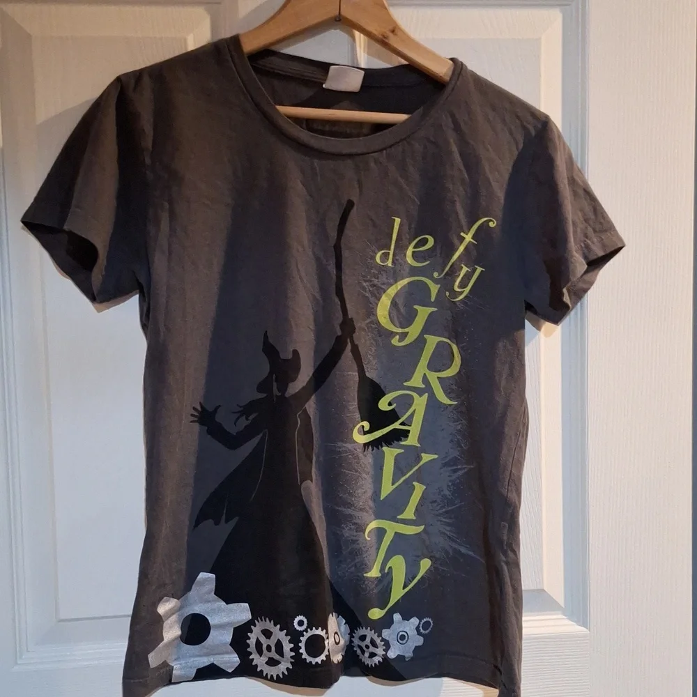 Gray Defy Gravity Wicked Tee Shirt Large